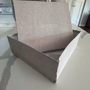 Jimmy Choo Cream Shoe Box